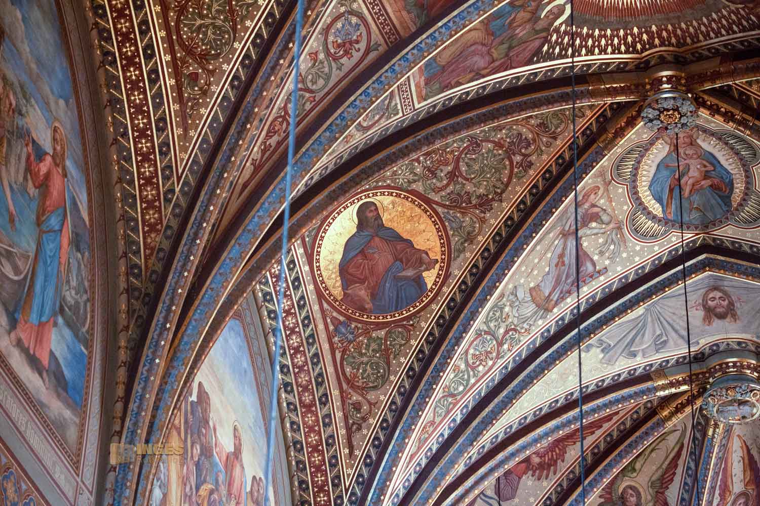 deckenmalerei basilika st.peter und paul prag vysehrad 0192