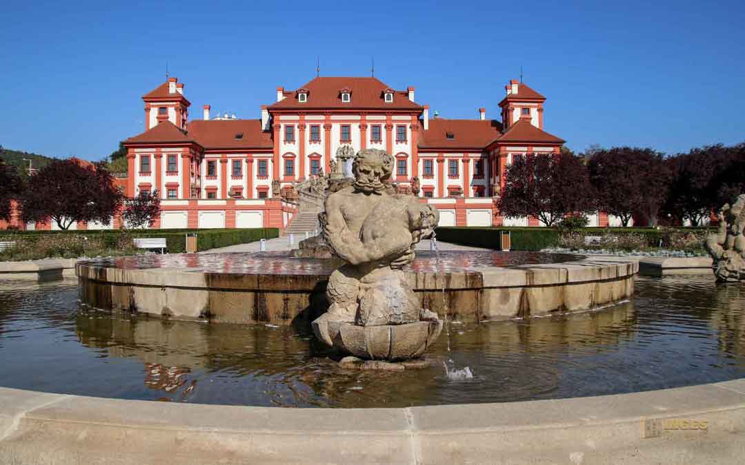 Die Gärten von Schloss Troja (Zámek Troja) in Prag