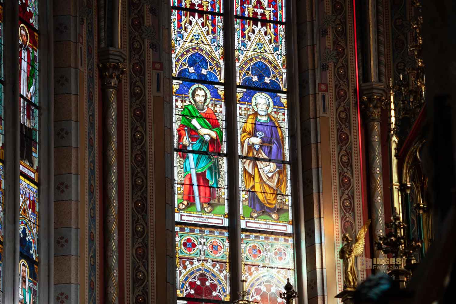kirchenfenster kirche hl. ludmila prag 0114