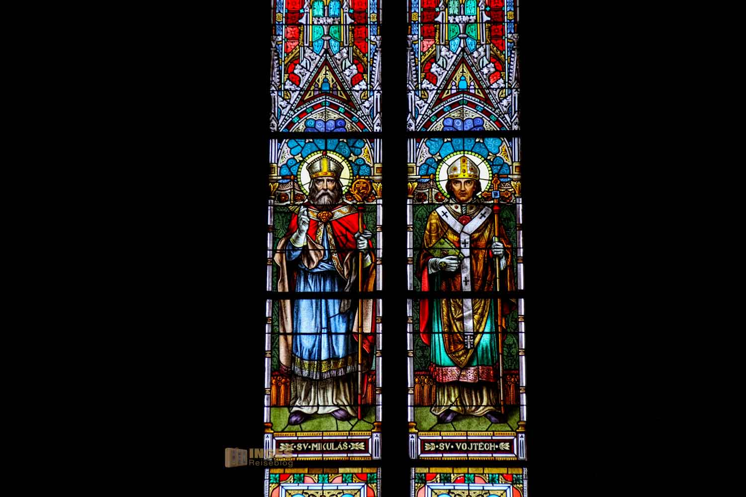 kirchenfenster kirche hl. ludmila prag 3654