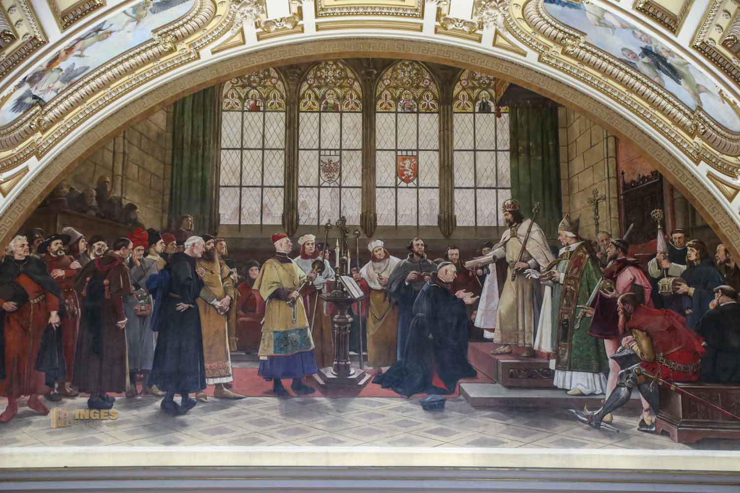 Karl IV. gründet die Universität in Prag Nationalmuseum Prag 1107