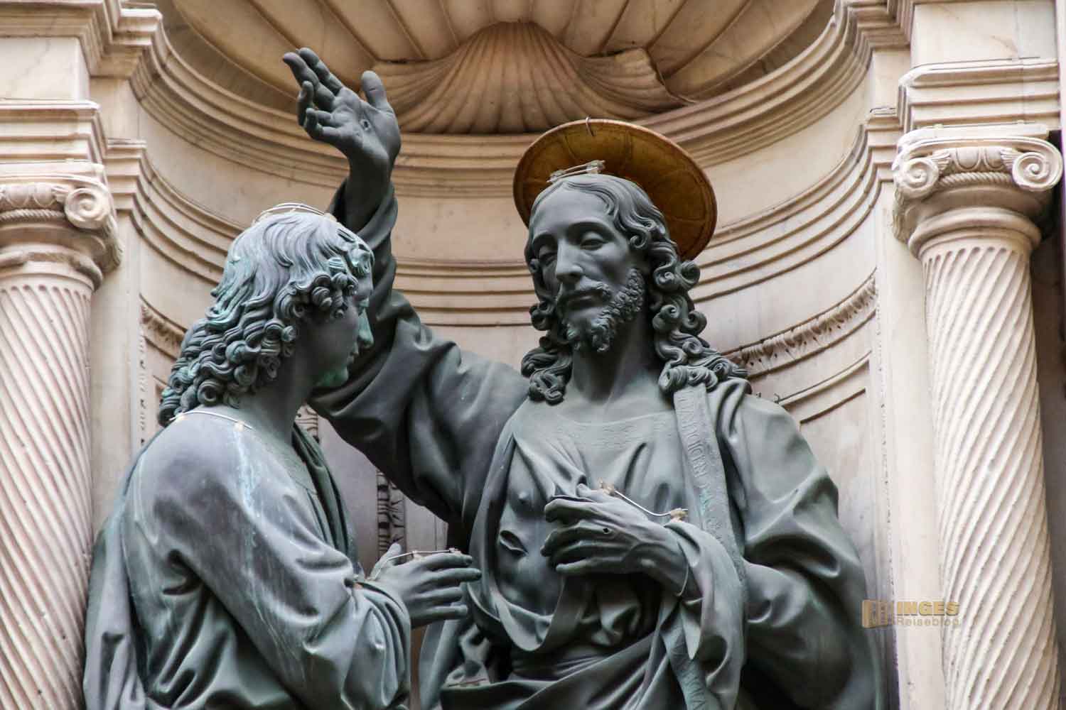 christus und der unglaeubige thomas an der kirche orsanmichele florenz 8614