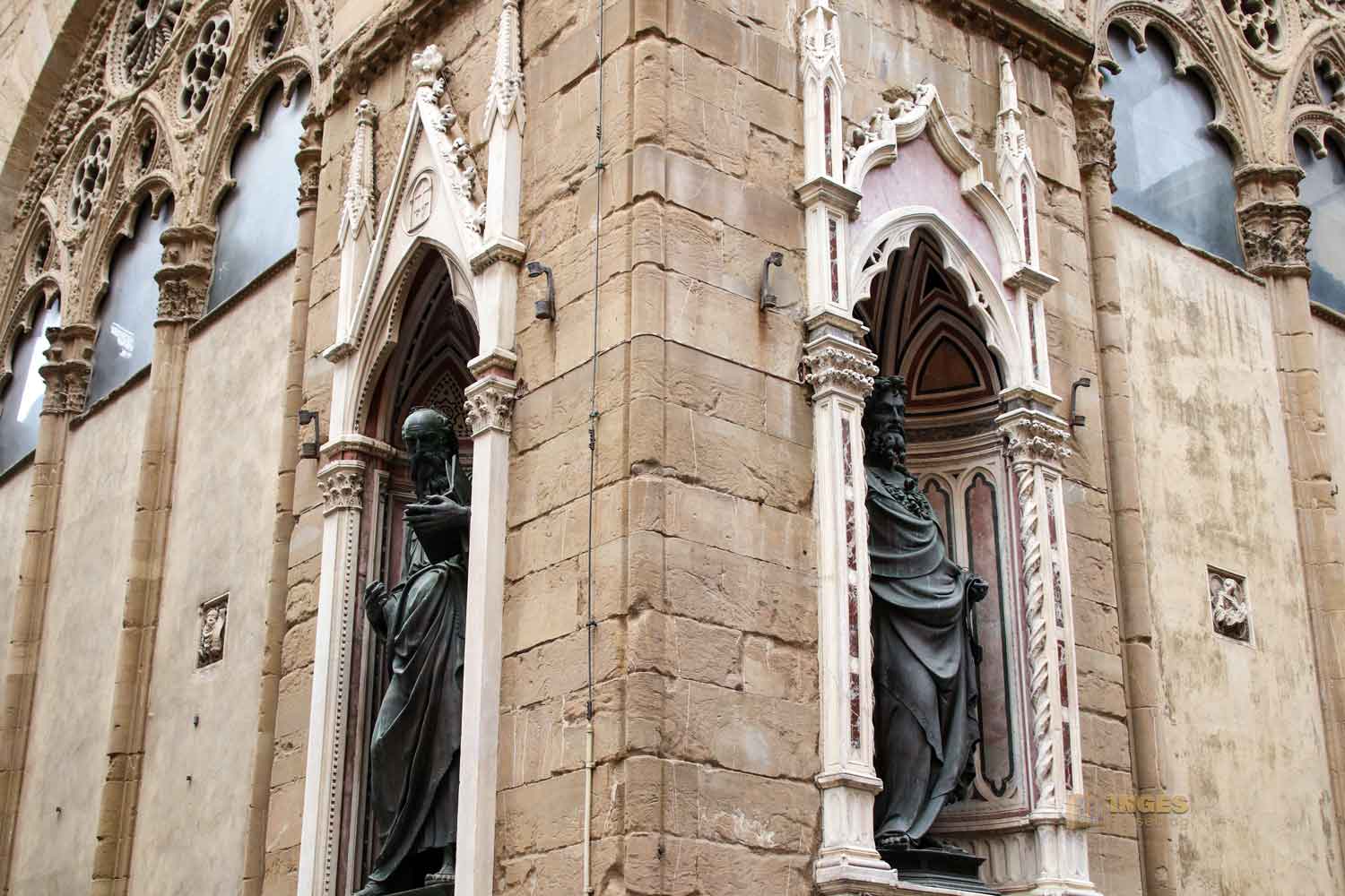 statuen an der kirche orsanmichele in florenz 8628