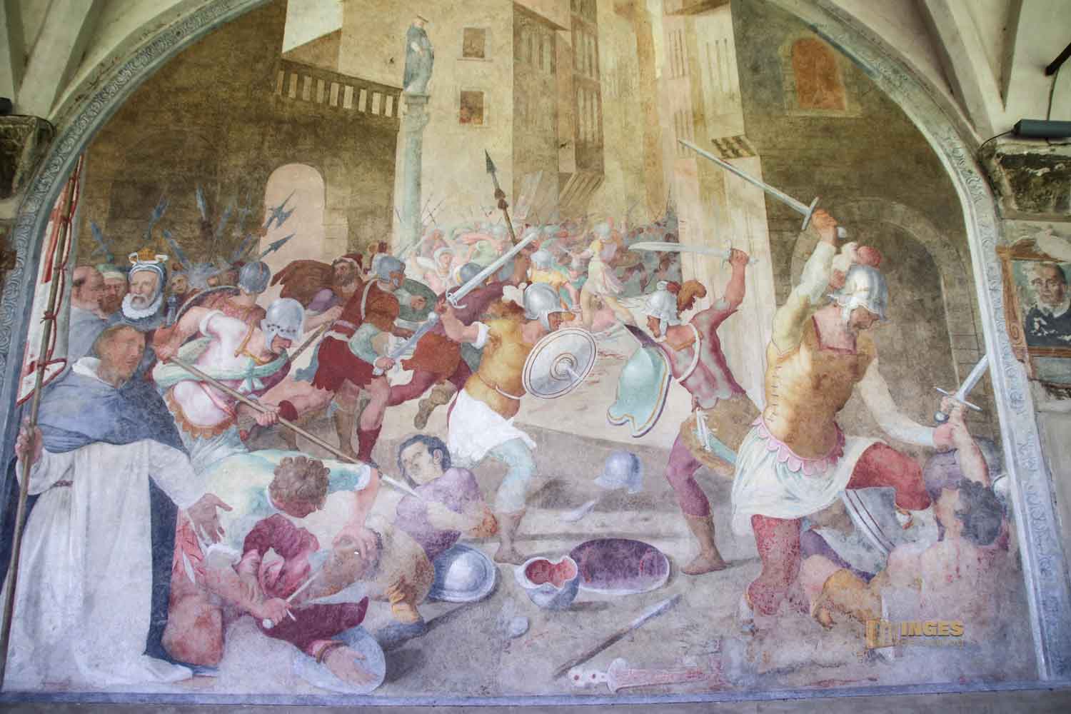 fresken im gruenen kreuzgang von santa maria novella florenz 3492