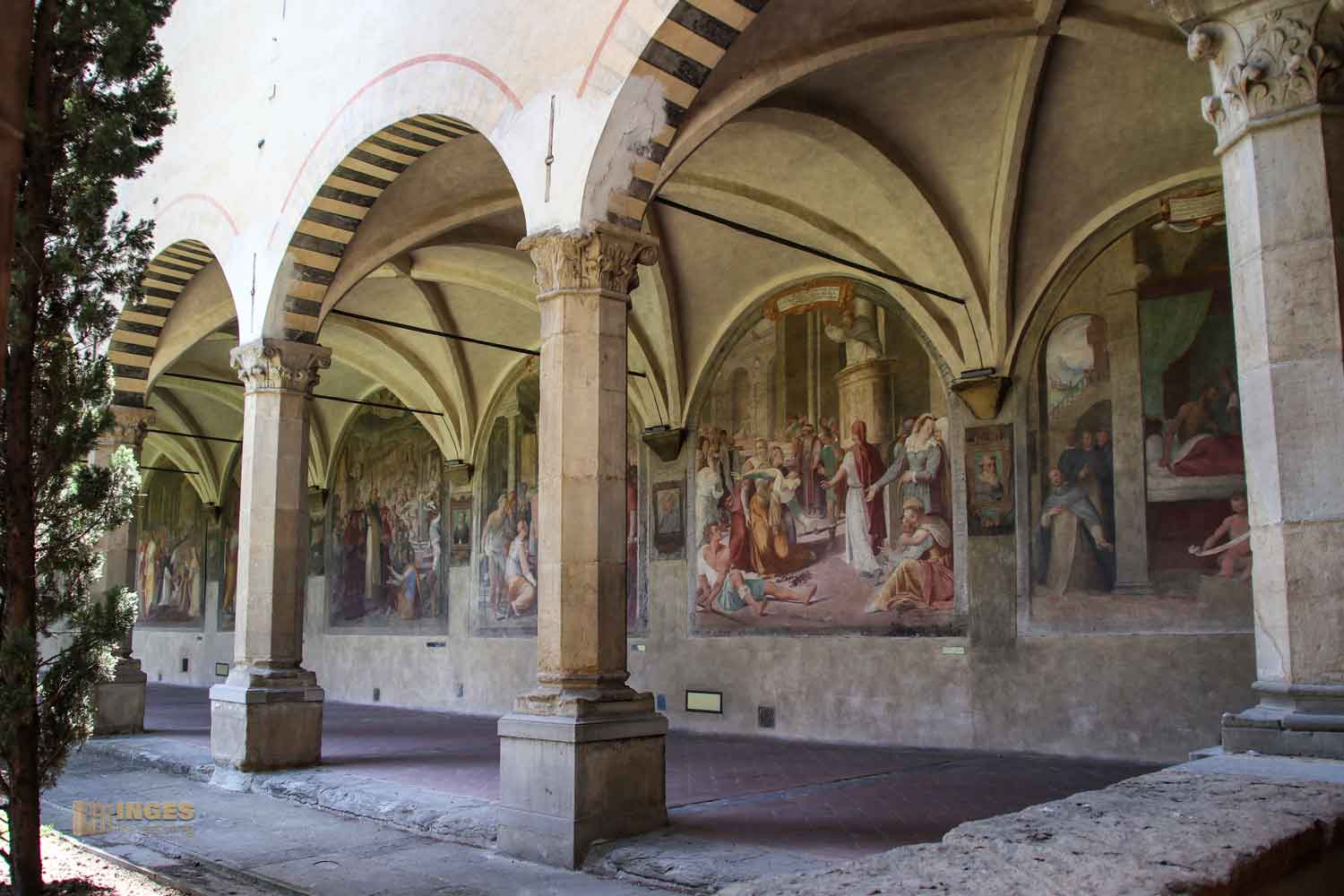 fresken im gruenen kreuzgang von santa maria novella florenz 3529