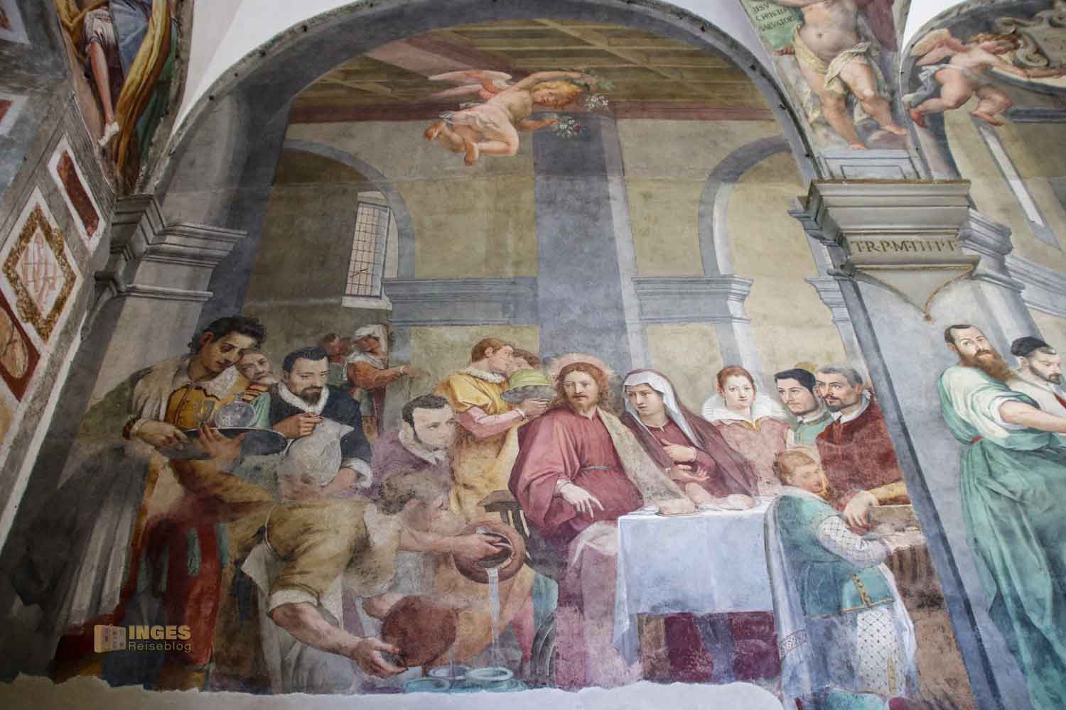 fresko jesus kreuzgang santo spirito florenz 7672