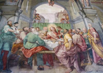 fresko jesus kreuzgang santo spirito florenz 7679
