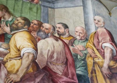 fresko jesus kreuzgang santo spirito florenz 7691
