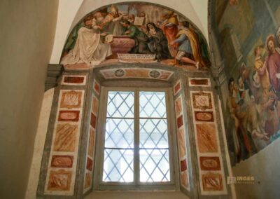 fresko jesus kreuzgang santo spirito florenz 7696