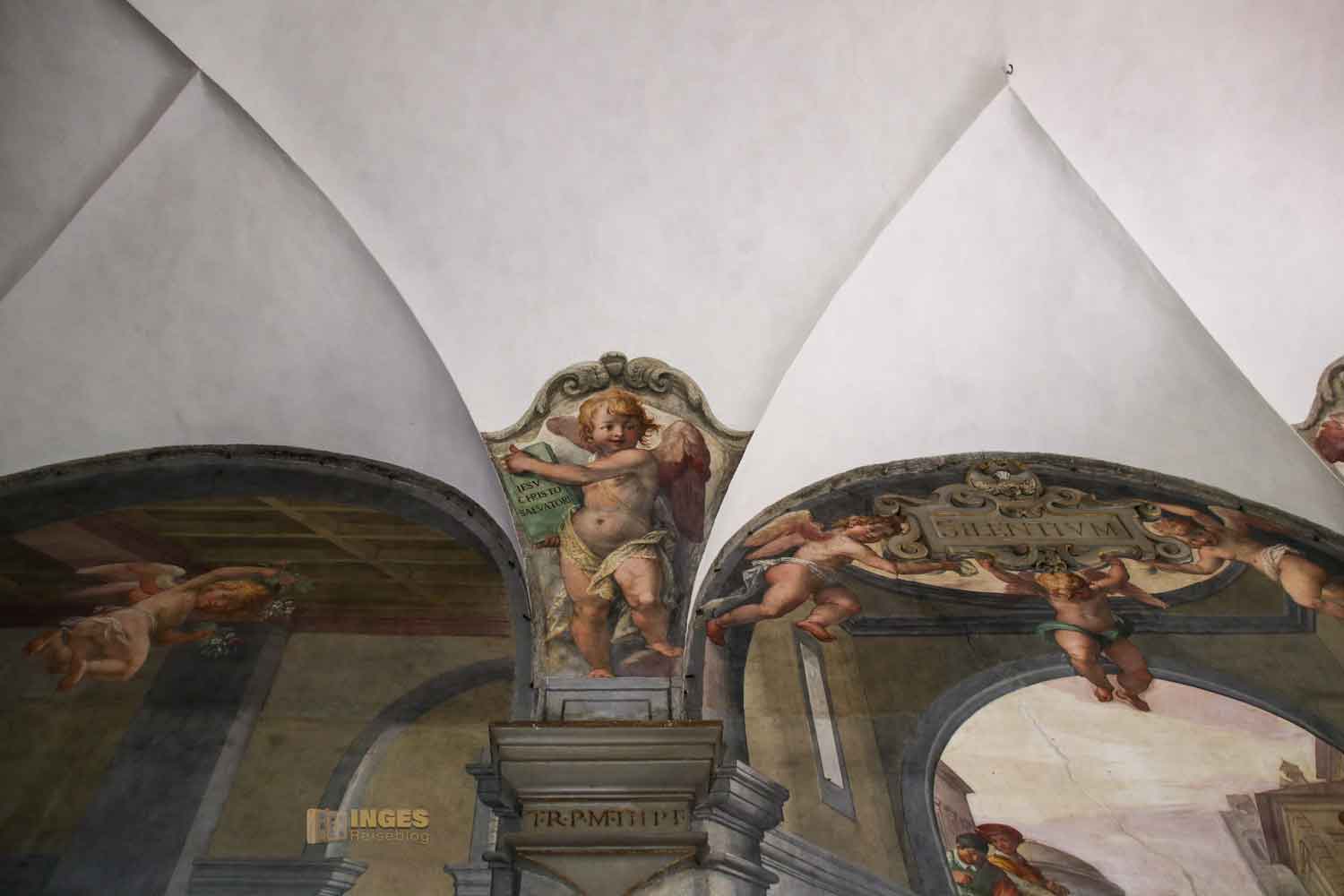 fresko jesus kreuzgang santo spirito florenz 7697