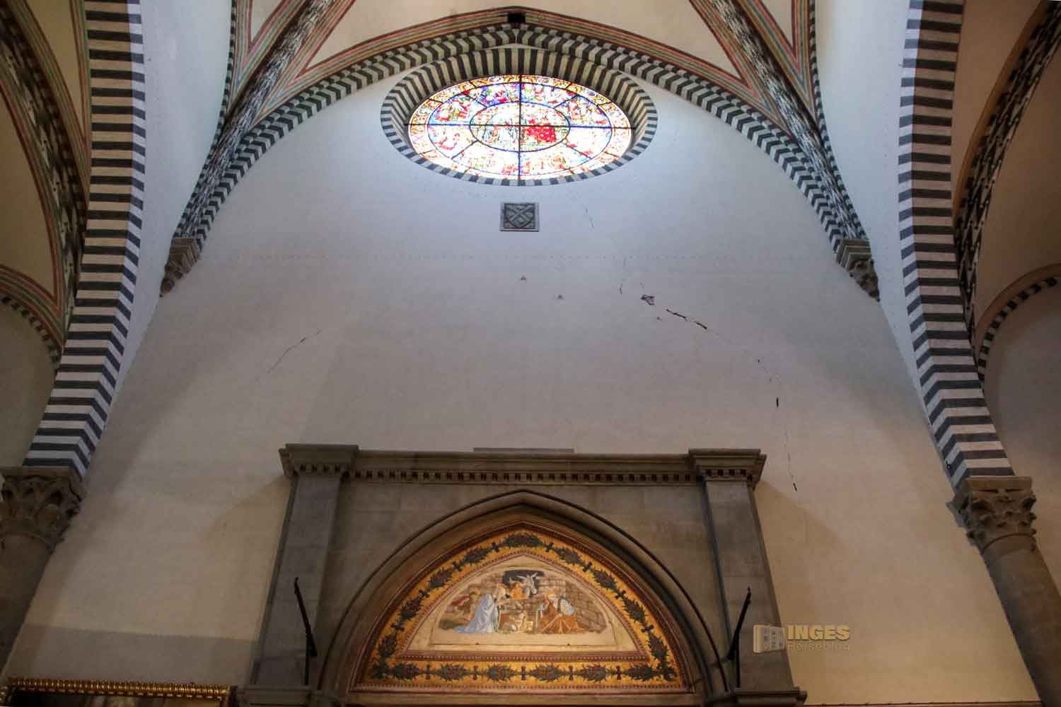 innenfront fassade basilika santa maria novella florenz 2979