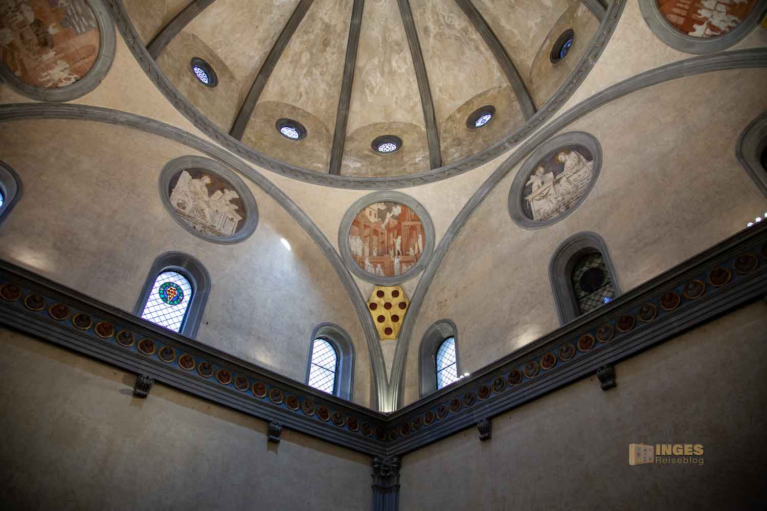 kuppel alte sakristei basilika san lorenzo florenz 0056