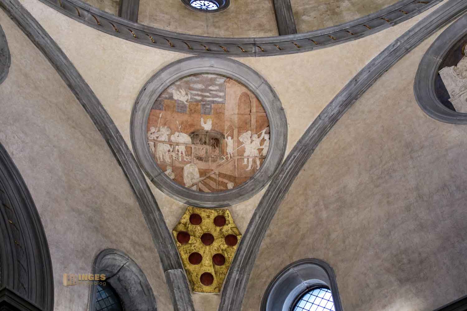 kuppel alte sakristei basilika san lorenzo florenz 3943