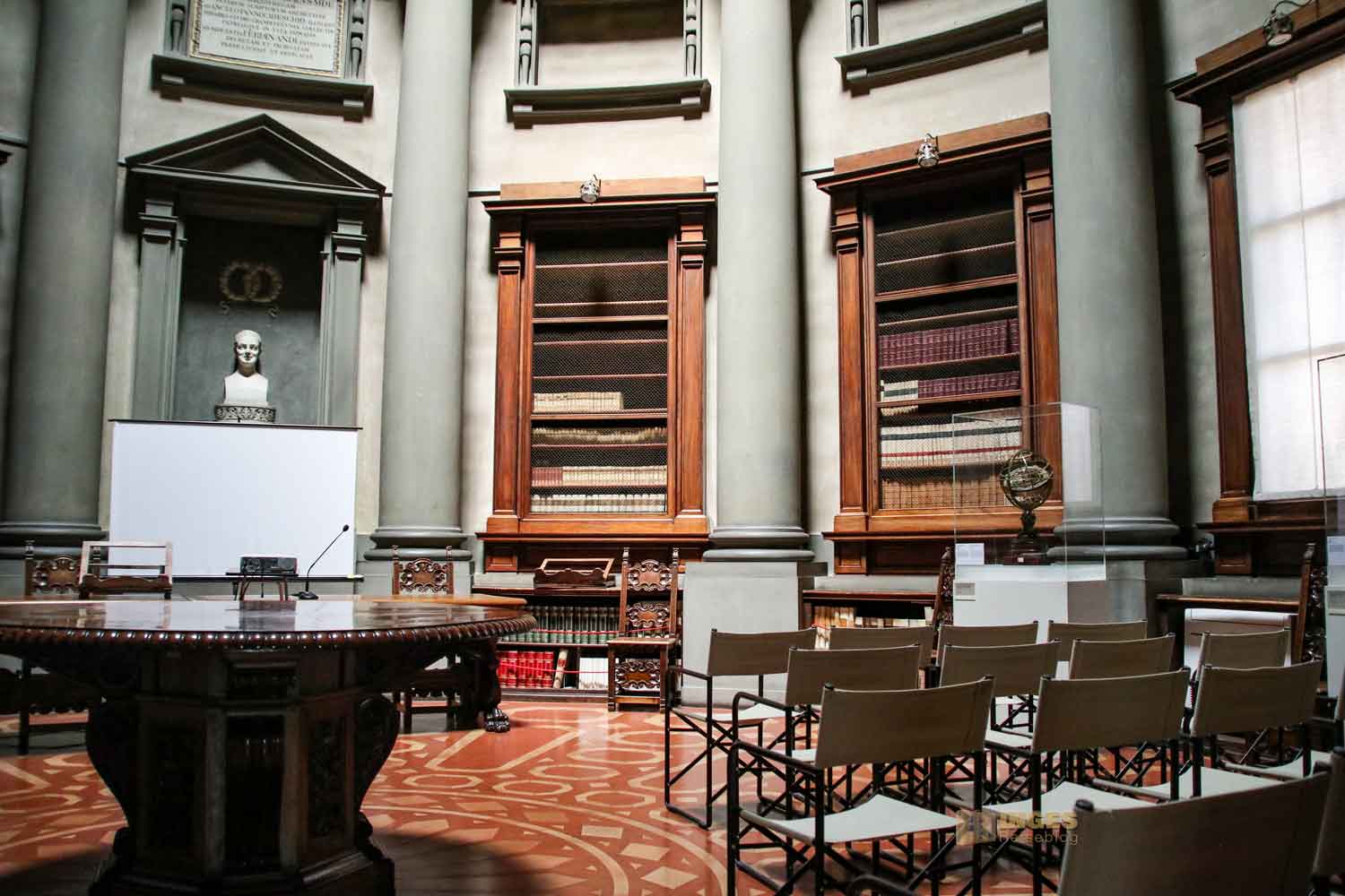 tribuna d'elci bibliothek laurenziana florenz 4095