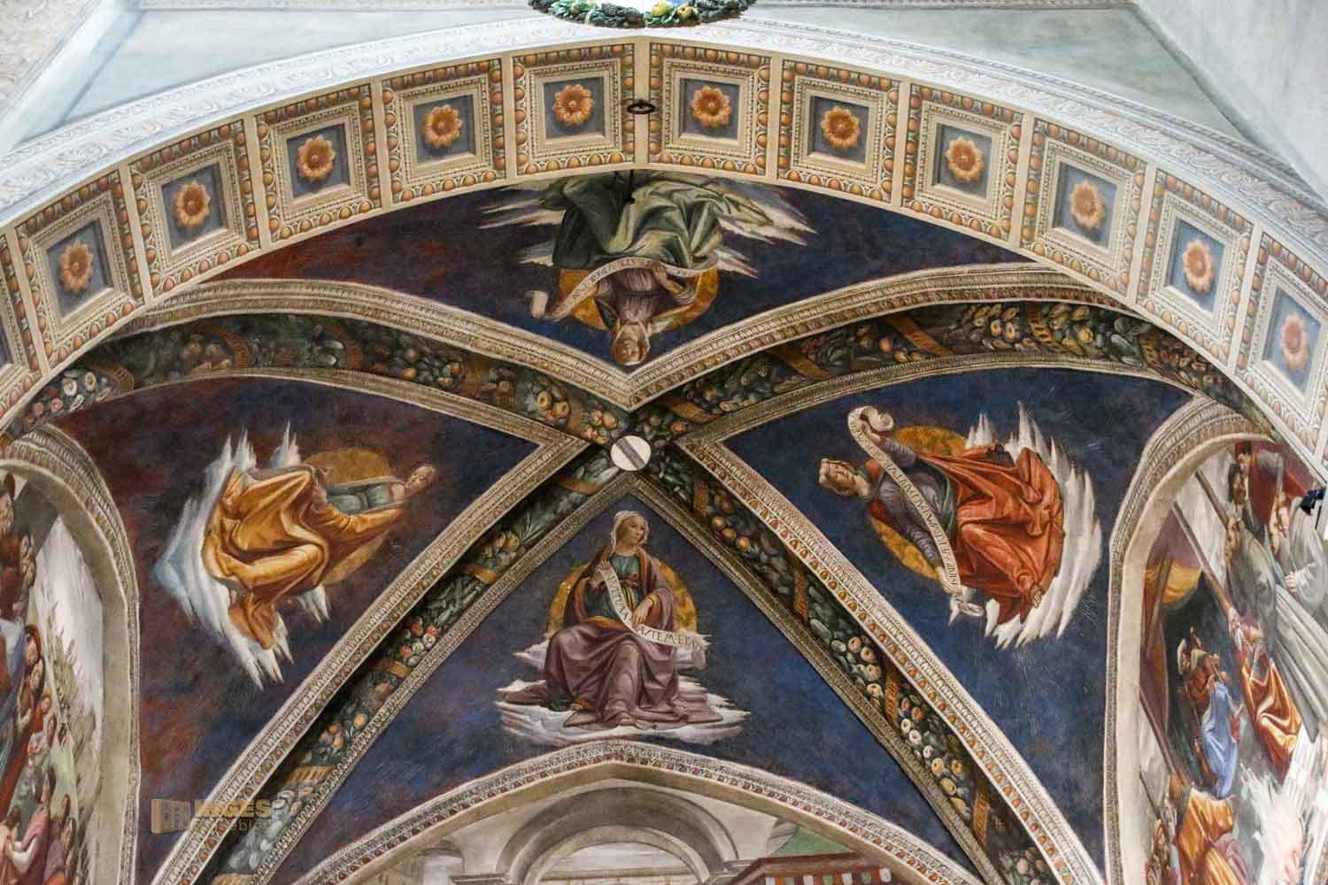 decke kapelle sassetti santa trinita florenz 9261
