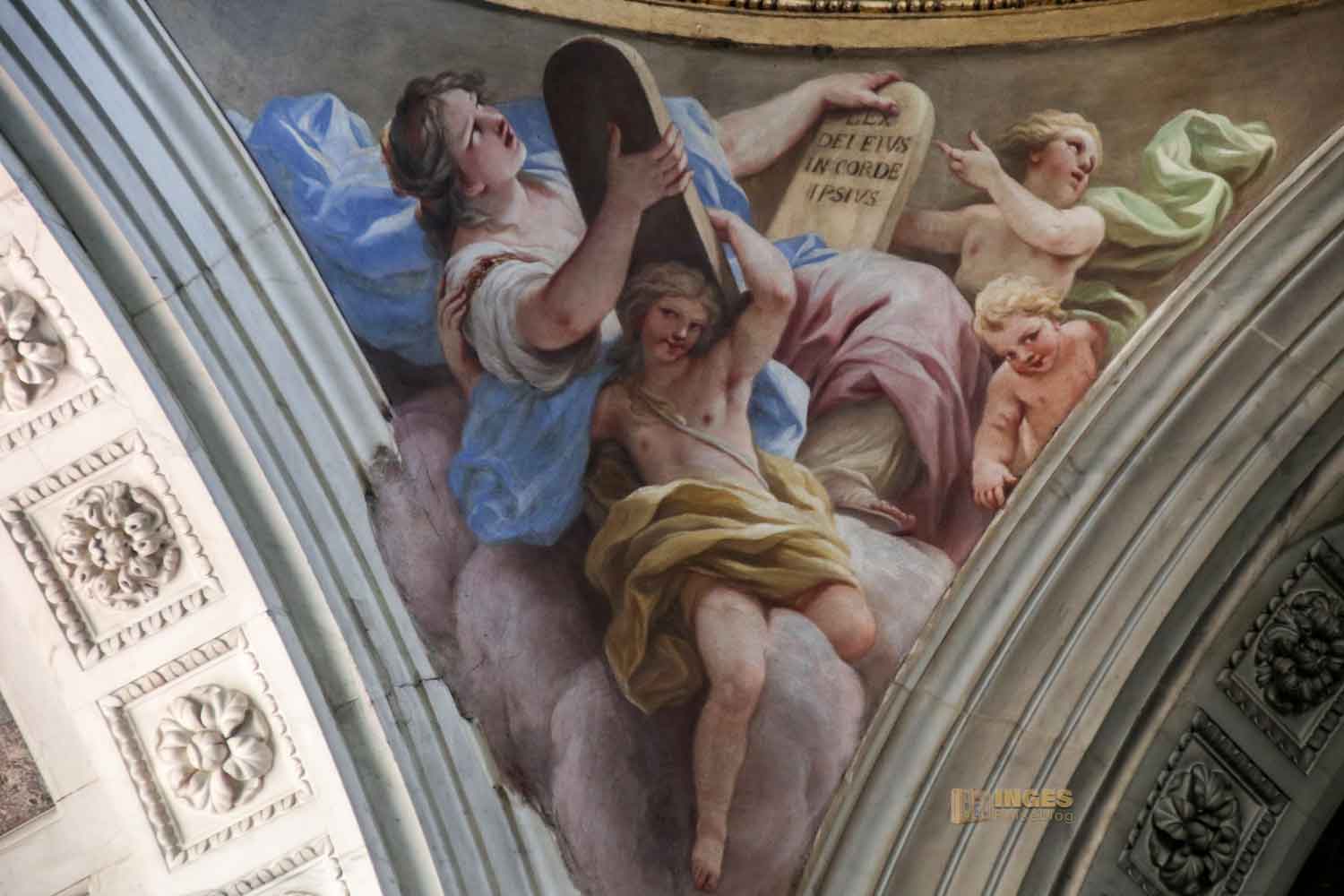 deckenfresko corsini-kapelle santa maria del carmine florenz 7487