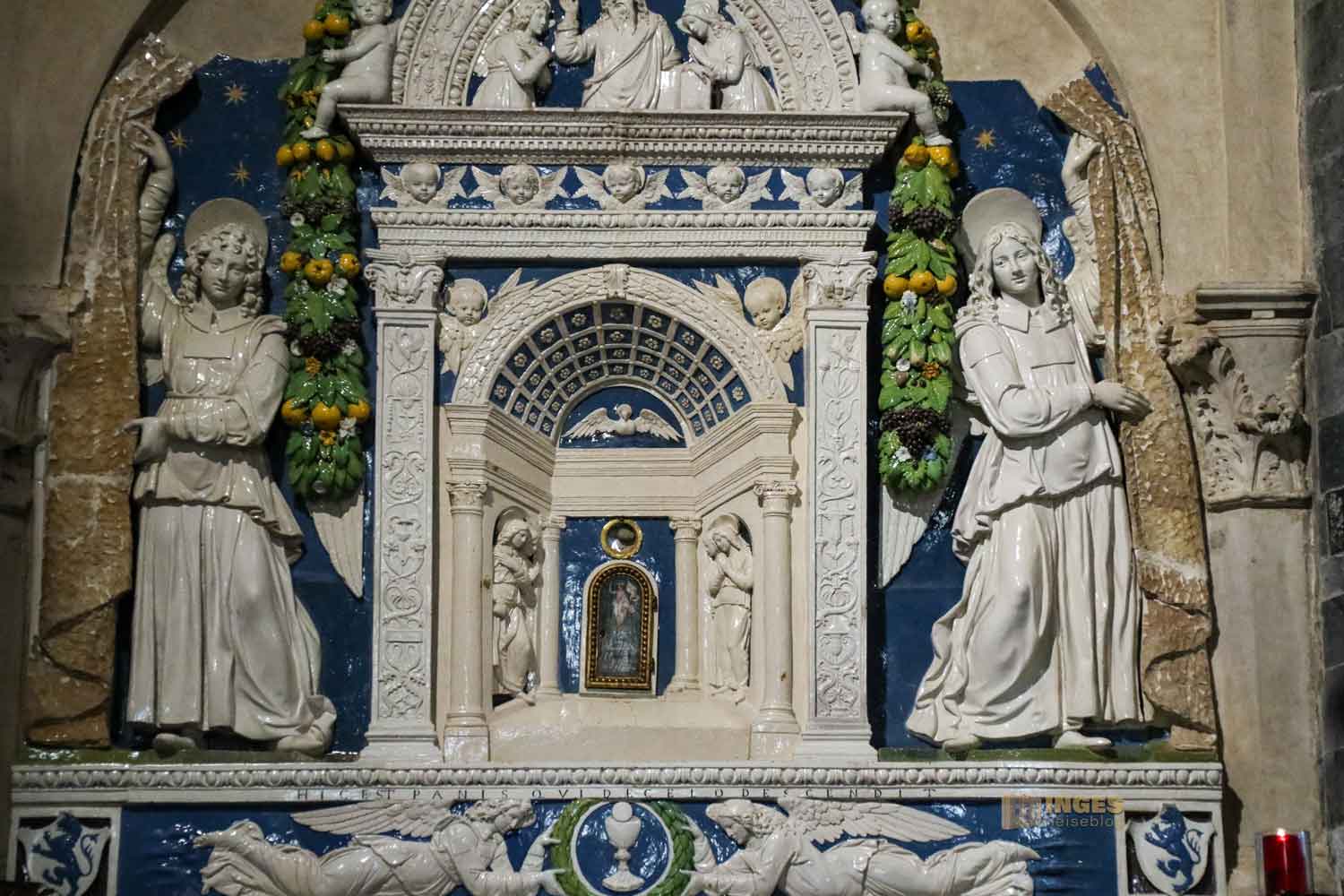 eucharistisches tabernakel kirche santi apostoli florenz 9098