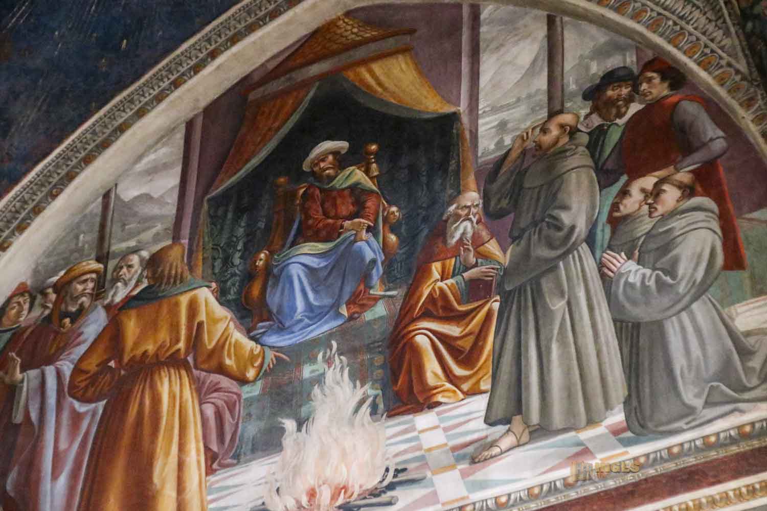 freskenzyklus hl. franziskus sassetti kapelle santa trinita florenz 9285