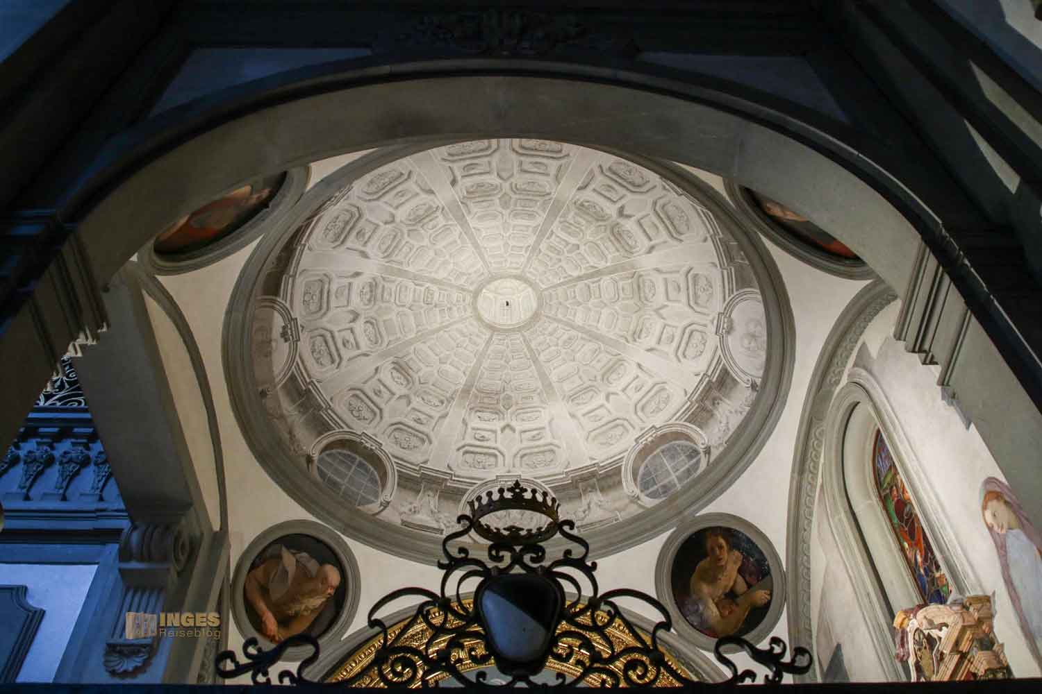 kuppel kapelle barbadori santa felicita florenz 8120