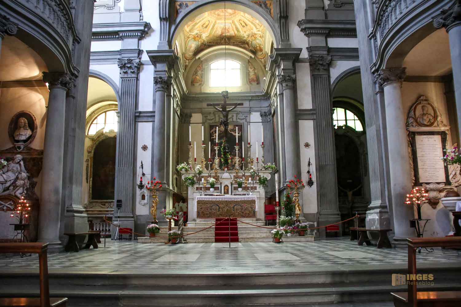 rechte chorkapellen kirche santa felicita florenz 7999