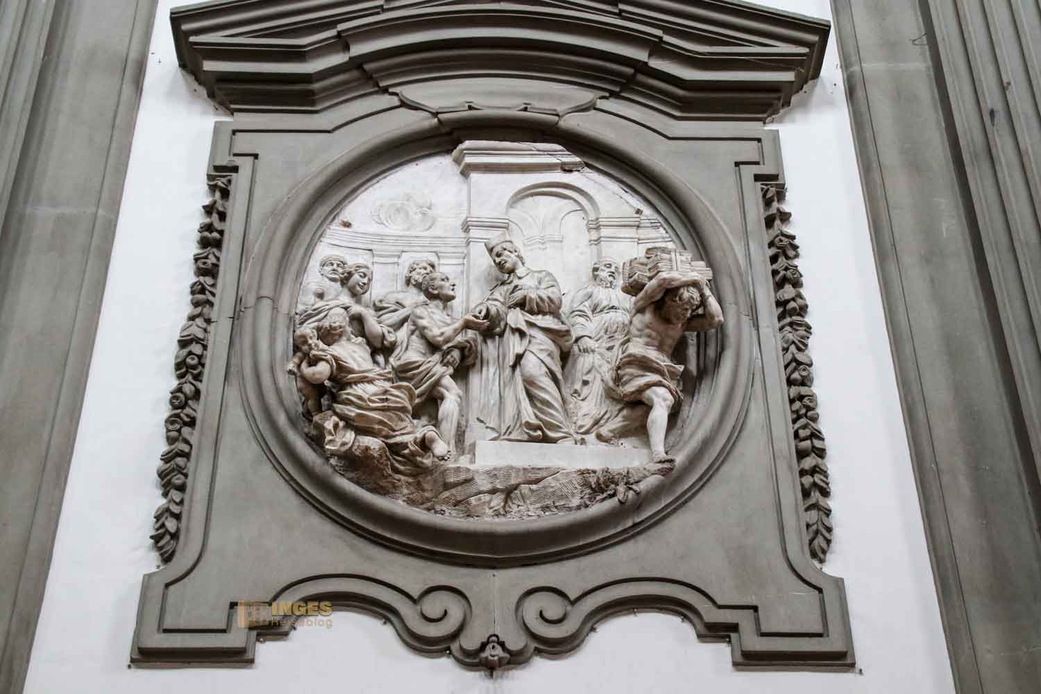 seitenreliefs kirche san filippo neri florenz 1549