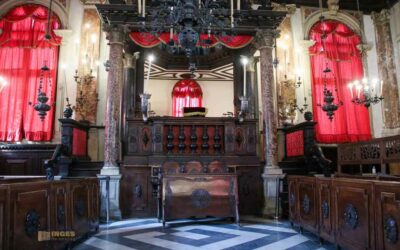 In der Scola Spagnola (Spanische Synagoge) in Venedig