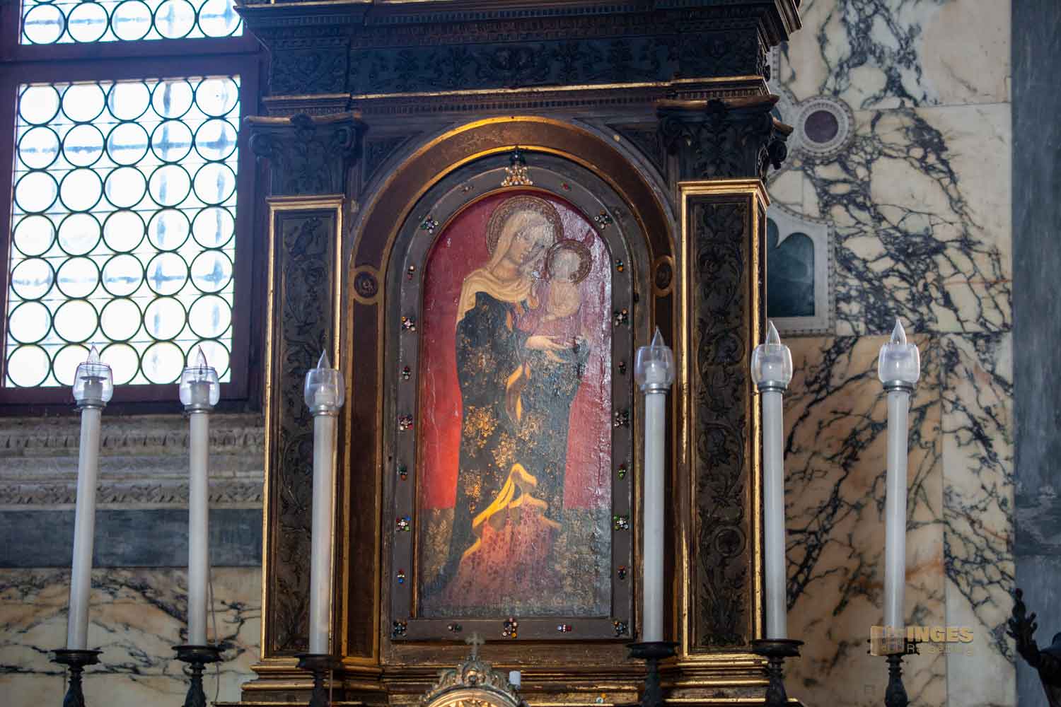 hauptaltar kirche santa maria dei miracoli venedig 0230