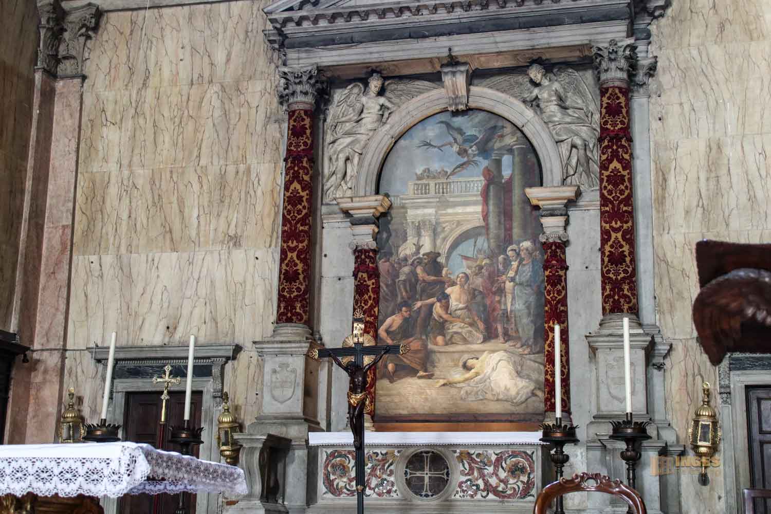 altarbild hauptaltar san trovaso venedig 0242