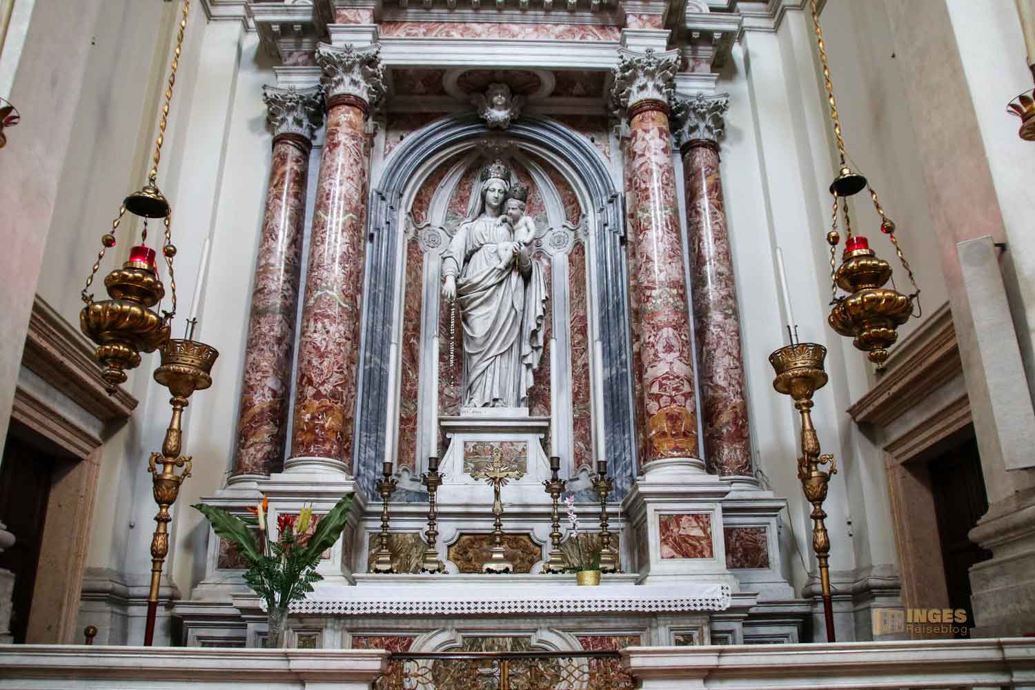 2. seitenaltar links kirche santa maria del rosario venedig 0920
