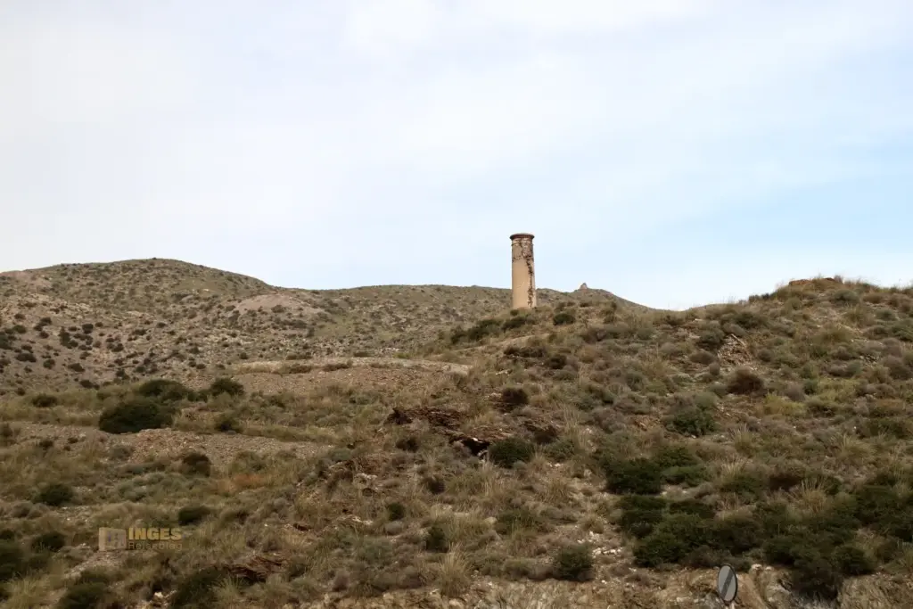 ruinas de fundicion esperanza II in vallaricos andalusien 1222