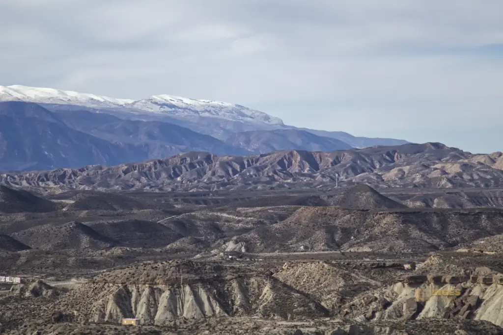 In der Wüste von Tabernas in Andalusien 7 ausblick von der burg von tabernas auf die wueste tabernas 1645