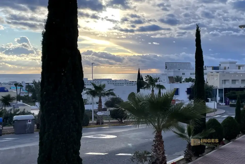 blick von der ferienwohnung zum playa de la marina de la torre mojacar 3397
