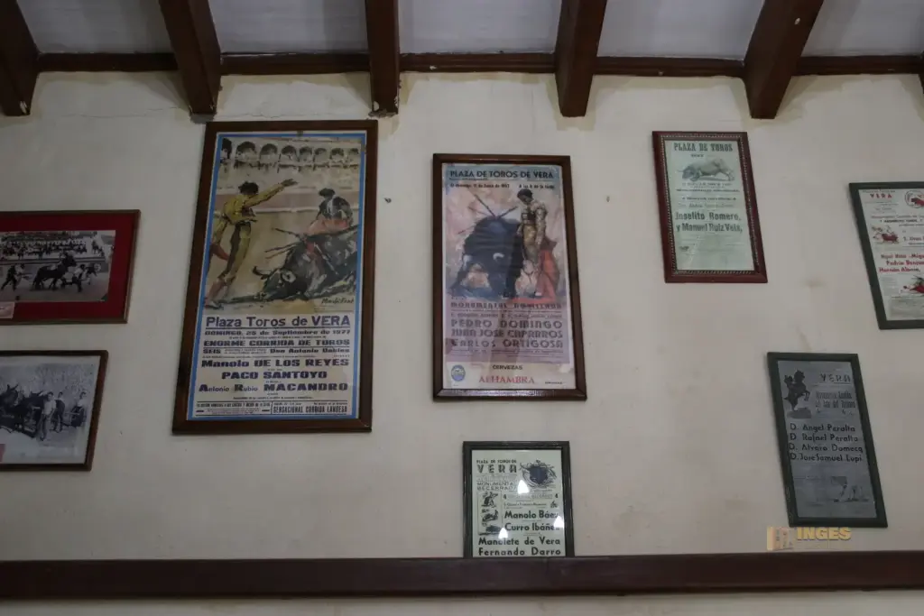 museo taurino in der stierkampfarena von vera andalusien 2985