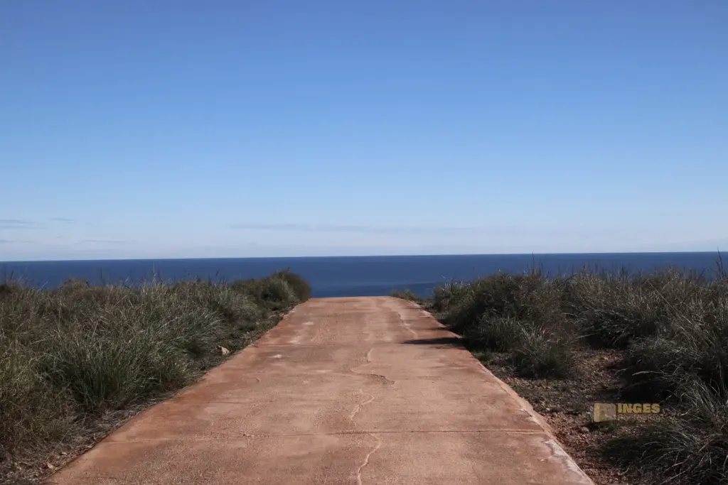 weg zum mirador punta de los muertos andalusien 1952