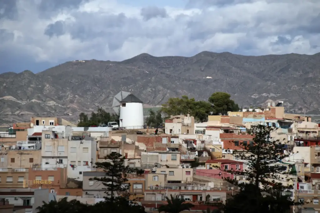 blick vom castillo de San juan de las aguilas auf aguilas_3276