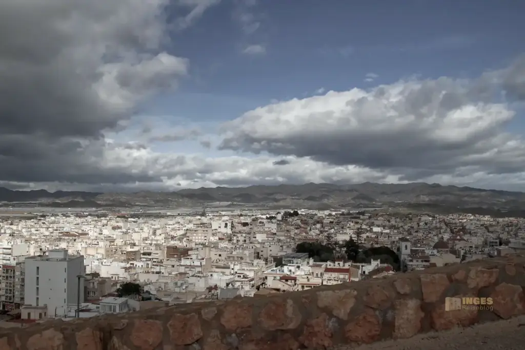 blick vom castillo de San juan de las aguilas auf aguilas_3304