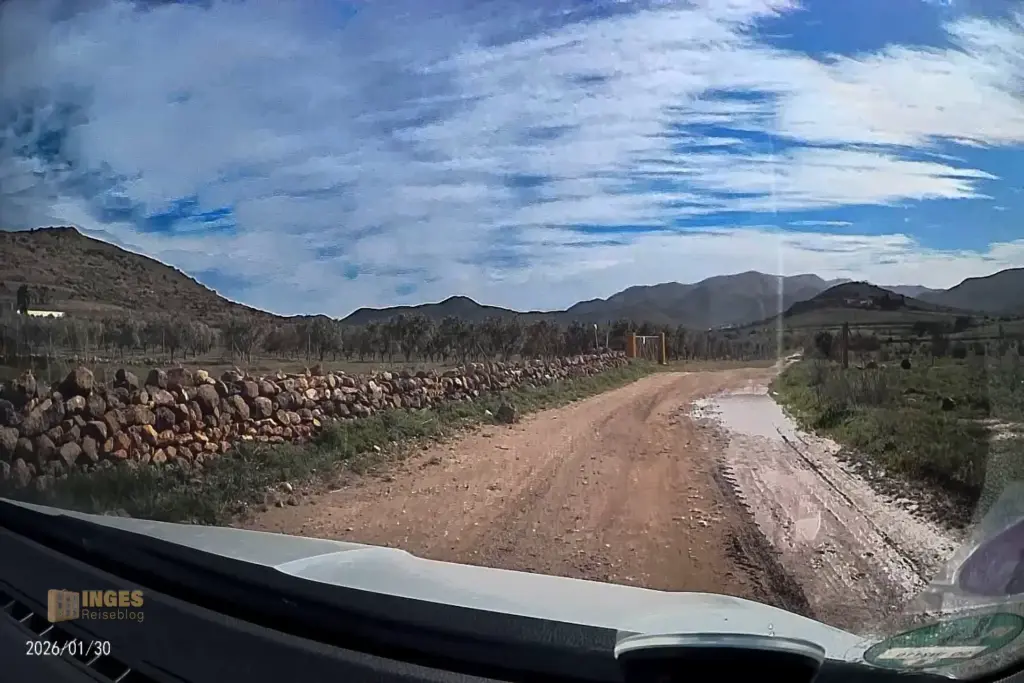 weg lt. google zum Cortijo del fraile 27 12