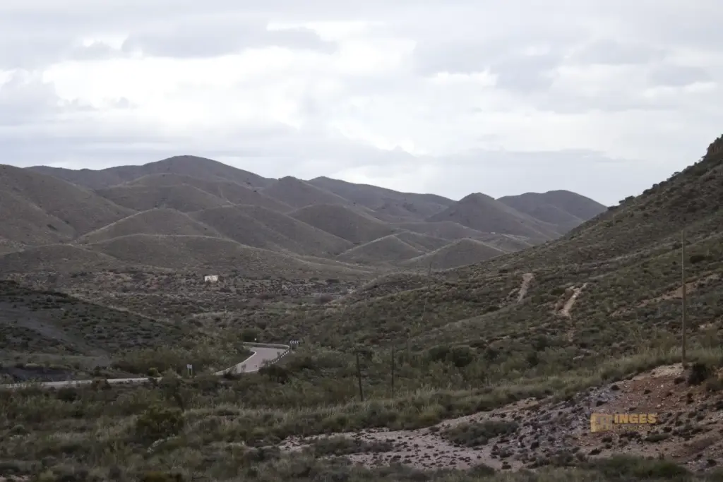 strecke von nijar nach lucainena de las torres 2390